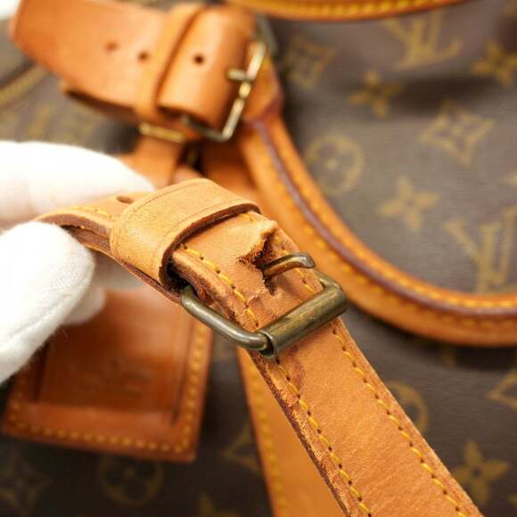 Louis Vuitton Monogram Keepall Bandouliere 55 Boston Bag M41414 Brown Men's a... - Picture 6 of 13